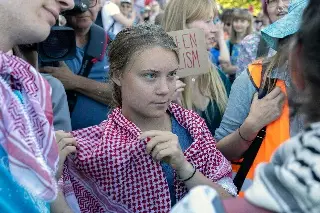 Imagen Detienen a la activista Greta Thunberg tras participar en una manifestación en Helsinki