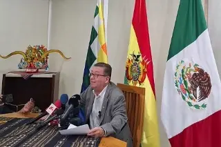 Embajador de Bolivia agradece apoyo de México a Luis Arce ante intento de golpe de Estado