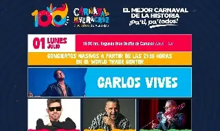 Imagen No serán en macroplaza los conciertos masivos del Carnaval de Veracruz
