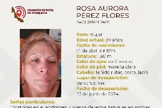 Imagen Piden ayuda para encontrar a mujer desaparecida en el puerto de Veracruz 