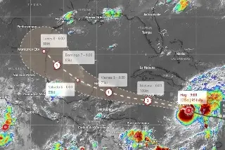 Imagen 'Beryl' tocará costas de Quintana Roo e ingresará al Golfo de México ¿Cuándo?
