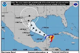 Imagen Texas se prepara para la llegada de Beryl que podría intensificarse a huracán