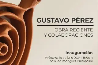 Imagen Invitan conocer la exposición Gustavo Pérez. Obra reciente y colaboraciones 