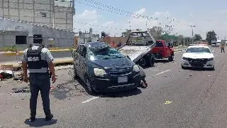 Imagen Se registra cierre parcial autopista México- Puebla por fuerte accidente 