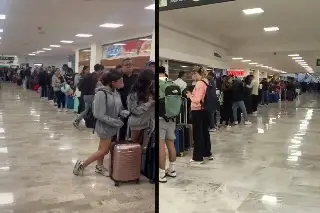 Imagen Largas filas en aeropuerto de la CDMX por fallo de Microsoft (+Video) 