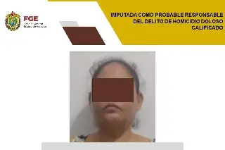 Imagen La imputan por presunto homicidio doloso calificado al sur de Veracruz 