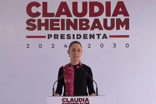 Imagen Celebra Sheinbaum posible designación de Kamala Harris como candidata presidencial en EU