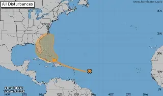 Imagen Vigilan una Onda tropical en el Atlántico