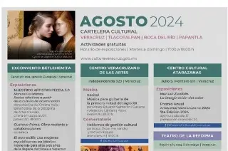 Imagen Invitan a actividades programadas en recintos de Veracruz, Boca del Río, Papantla y Tlacotalpan