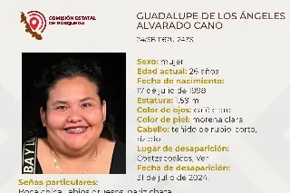 Imagen Ella es Guadalupe, tiene 26 años y desapareció al sur de Veracruz 
