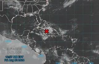 Imagen Disturbio tropical 97L se intensifica a Potencial Ciclón Tropical 4: NOAA