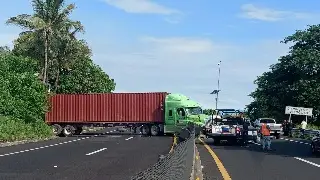Imagen Cierre por accidente en autopista Veracruz - Cardel 