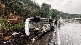 Imagen Cierre parcial por fuerte accidente en autopista de Veracruz