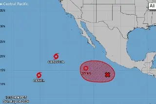 Imagen Vigilan a tormentas tropicales Carlotta, Daniel y una depresión tropical