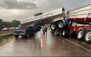 Imagen Se registra fuerte accidente múltiple en autopista de Veracruz 