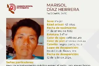 Imagen Ella es Marisol, tiene 42 años y desapareció en Medellín de Bravo