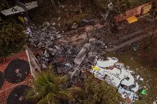 Imagen Avión accidentado en Brasil estaba en condición regular; no reportó ninguna emergencia, informan autoridades