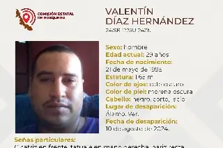 Imagen Desaparece joven al norte de Veracruz 