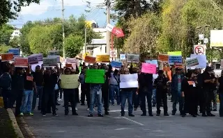 Imagen Trabajadores de RTV hacen protesta para exigir justicia para Abraham y auditoría