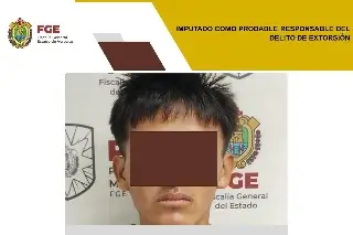 Imagen Imputado por el delito de extorsión al sur de Veracruz