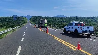 Imagen Se registra cierre parcial de circulación en carretera de Veracruz