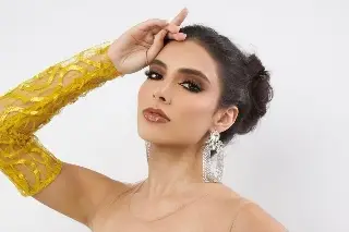 Imagen Veracruzana que representa a Tamaulipas gana debate ecológico en Miss Earth México 