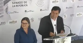 Imagen Fernández Noroña recibe minuta de Reforma Judicial; 'no hay poder en la tierra que detenga proceso legislativo'