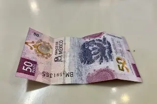 Imagen Precaución, circulan billetes falsos en Veracruz