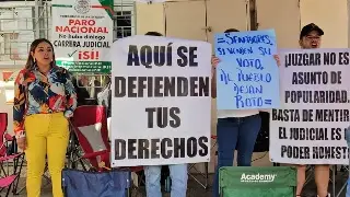 Imagen Tras 2 semanas, continúa el paro de labores del Poder Judicial en Poza Rica, Veracruz