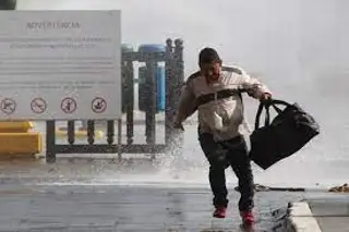 Imagen A esta hora del domingo se prevén rachas de viento de más de 85 km/h en Veracruz