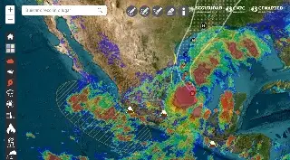 Imagen Actualizan alerta SIAT-CT en el Golfo de México por potencial ciclón tropical Seis