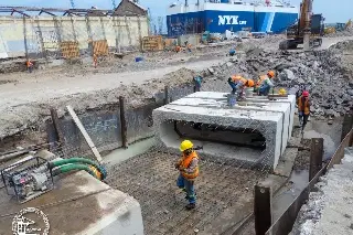 Imagen Están por terminar las obras de colector pluvial en Centro de Veracruz: Asipona