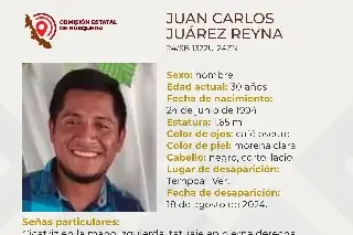 Imagen Él es Juan, tiene 30 años y desapareció al norte de Veracruz; aquí sus características