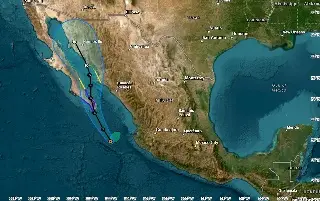 Imagen Se forma la tormenta tropical 'Ileana' en el Pacífico; impactaría México 2 veces