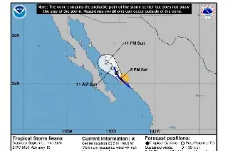 Imagen Tormenta tropical 'Ileana' toca tierra en Topolobampo, Sinaloa