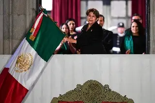 Imagen ¡Vivan las mujeres del Edomex y Andrés Manuel López Obrador!, arenga Delfina Gómez Álvarez