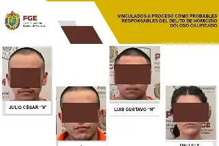 Imagen Vinculan a proceso a 4 personas por presunto homicidio doloso calificado 