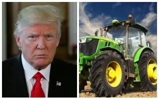 Imagen Trump amenaza a John Deere con aranceles del 200% si traslada producción a México