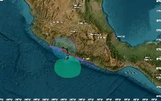 Imagen Prevén que 'John' se convierta en huracán categoría 1; sigue intensificándose