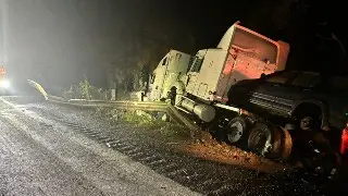 Imagen Hay cierre por choque en esta autopista de Veracruz. Precaución