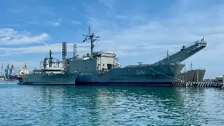 Imagen Buque Papaloapan atraca en Veracruz, previo a desfile de la Armada de México 