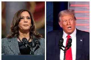 Imagen Harris y Trump pelean por 7 estados clave sin claros márgenes en las encuestas