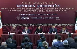 Imagen Celebran entrega-recepción de la Segob, Secretaría de Seguridad y Consejería Jurídica