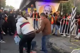 Imagen Reportan confrontación de policías a trabajadores del Poder Judicial