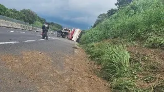 Imagen Se registra cierre parcial de circulación en autopista de Veracruz 