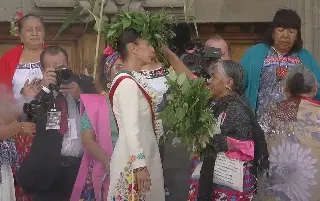 Imagen Eres la voz de las que no la tuvimos durante mucho tiempo: Pueblos indígenas a Sheinbaum