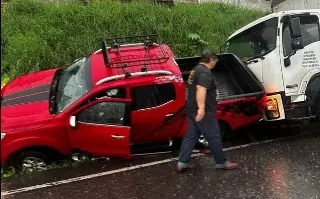 Imagen Carambola de 7 vehículos en autopista de Veracruz