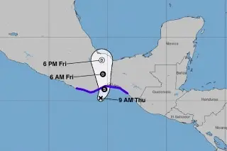 Imagen Depresión tropical 11-E evolucionaría en próximas horas a tormenta tropical Kristy: PC 