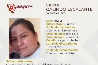 Imagen Desaparece mujer al norte de Veracruz; aquí sus características 