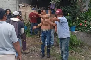 Imagen Vecinos retienen a presunto  asaltante en congregación de Nogales, Veracruz 